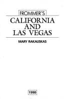 Tapa de Frommers's dollarwise guide to California and Las Vegas