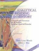 Tapa de Analytical Reading Inventory and Readers Passages Package