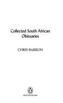 Tapa de Collected South African obituaries