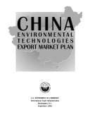 Tapa de China Environmental Technologies Export Market Plan