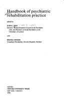 Tapa de Handbook of Psychiatric Rehabilitation Practice