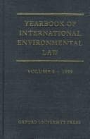 Tapa de Yearbook of International Environmental Law: Volume 6