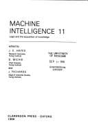 Tapa de Machine Intelligence 11 Vol. 11