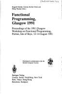 Tapa de Functional programming, Glasgow 1991