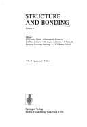 Tapa de Structure and Bonding (Volume 31)