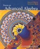 Tapa de Focus on Advanced Algebra