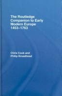 Tapa de The Routledge Companion to Early Modern Europe, 1453-1763