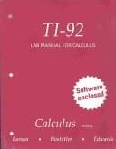 Tapa de Ti-92 Lab Manual for Calculus