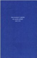 Tapa de The Zionist career of Louis Lipsky, 1900-1921