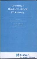 Tapa de Creating a Business-based IT Strategy (Unicom Applied Information Technology)