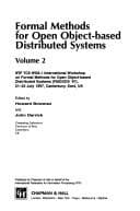 Tapa de Formal methods for open object-based distributed systems