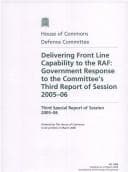 Tapa de Delivering front line capability to the RAF