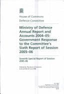Tapa de Ministry of Defence annual report and Accounts 2004-05