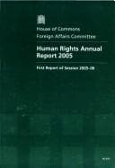 Tapa de Human rights annual Report 2005