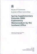 Tapa de Spring supplementary Estimate 2006