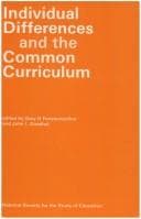 Tapa de Individual Differences and the Common Curriculum