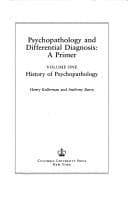 Tapa de Psychopathology and differential diagnosis
