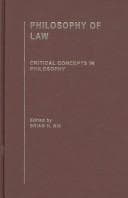 Tapa de Philosophy of Law, Volume 3 of 4