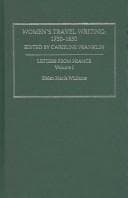 Tapa de Women's Travel Writing 8V Set, 1750-1850 (History of Feminism)