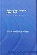Tapa de INTERPRETING CLASSICAL ECONOMICS: STUDIES IN LONG-PERIOD ANALYSIS