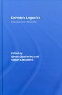 Tapa de Derrida's legacies