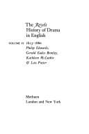 Tapa de The Revels History of Drama in English, 1613-1660
