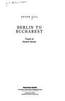 Tapa de Berlin to Bucharest