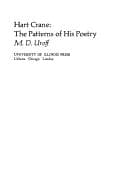 Tapa de Hart Crane: the patterns of his poetry