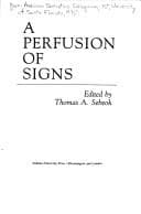 Tapa de A perfusion of signs