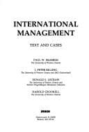 Tapa de International management
