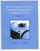 Tapa de Decision support systems for operations management and management science
