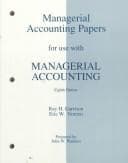 Tapa de Managerial Accounting Papers for Use With Managerial Accounting