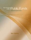 Tapa de The Marginal Cost of Public Funds