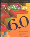 Tapa de Desktop Publishing Using Pagemaker for Macintosh 6.0