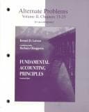 Tapa de Fundamental Accounting Principles: Alternate Problems