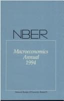 Tapa de NBER macroeconomics annual