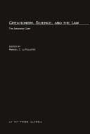 Tapa de Creationism, Science, and the Law