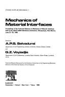Tapa de Mechanics of Material Interfaces