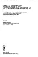 Tapa de Formal Description of Programming Concepts III
