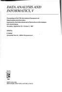 Tapa de Data Analysis and Informatics, V