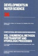 Tapa de Computational methods in water resources