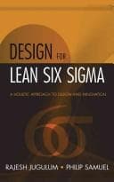 Tapa de Design for lean six sigma