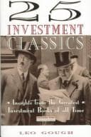 Tapa de 25 Investment Classics:Insights from the Greatest Investment Books of All Times