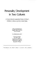 Tapa de Personality development in two cultures