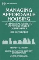 Tapa de Managing Affordable Housing