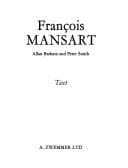 Tapa de François Mansart