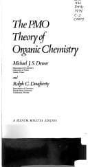 Tapa de The PMO Theory of Organic Chemistry