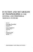 Tapa de Function and Metabolism of Phospholipids in the Central and Peripheral Nervous Systems