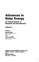 Tapa de Advances in solar technology