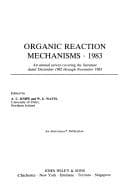 Tapa de Organic Reaction Mechanisms, 1983 (Organic Reaction Mechanisms)